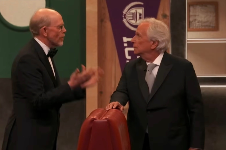 Henry Winkler and Ron Howard
