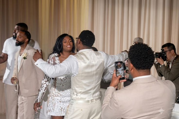 Coco Jones and Donovan Mitchell