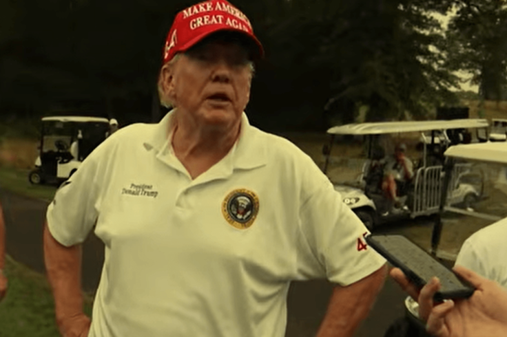 TRUMP MOCKS 'TALENTLESS' GOLF RIVALS