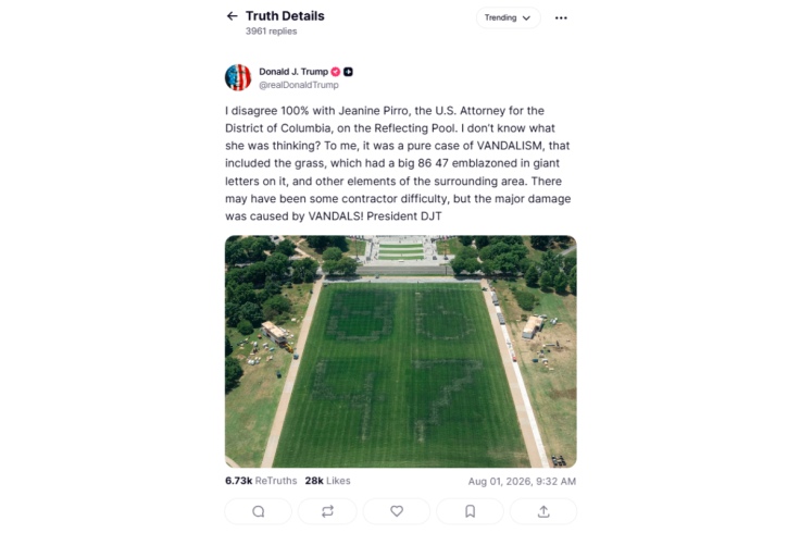 @realDonaldTrump Algae
