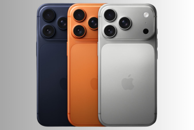 iPhone 17 Pro handsets in different colors