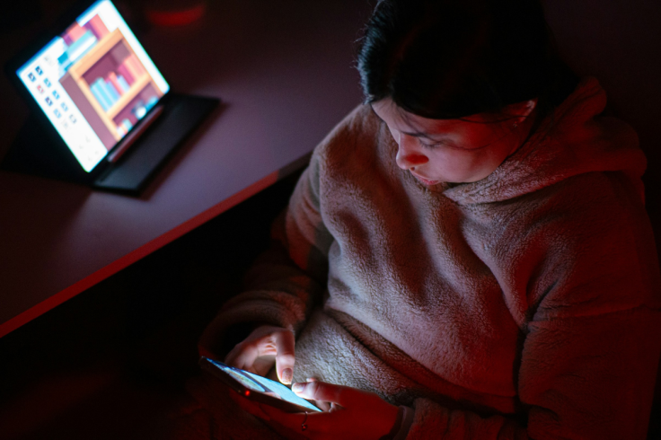 Women Online Harassment Stock Image