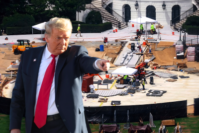 Trump White House Helipad
