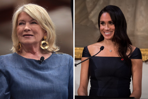 Martha Stewart and Meghan Markle