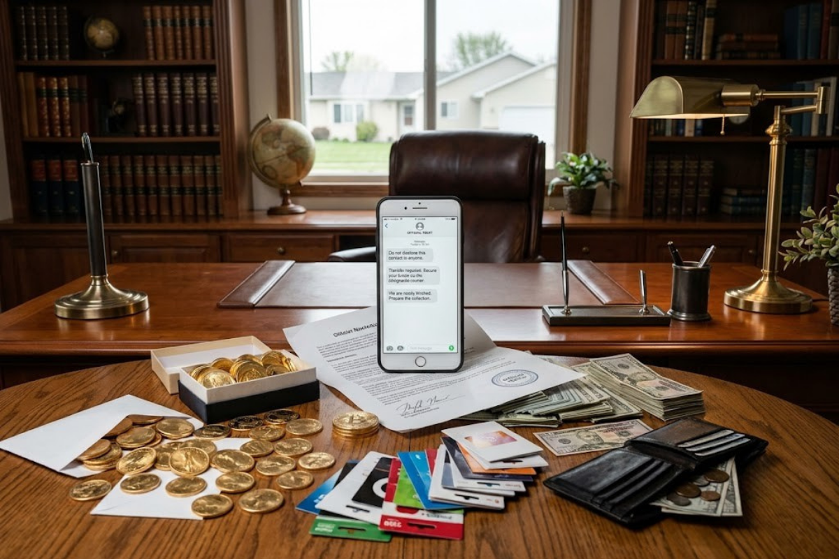 Gold and Bitcoin scam
