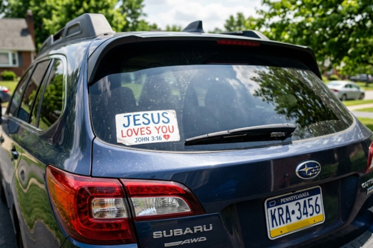 'Jesus Loves You' Sticker