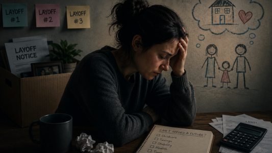 financial pressure of parenthood