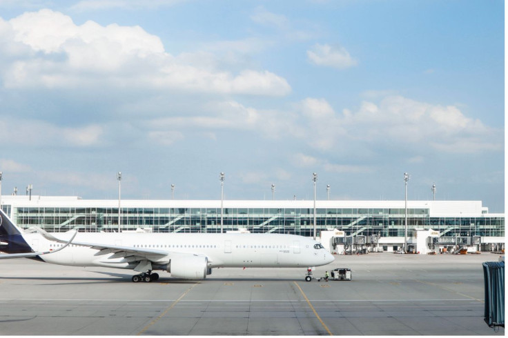 2 Women Walk Onto Sheremetyevo International Airport Tarmac