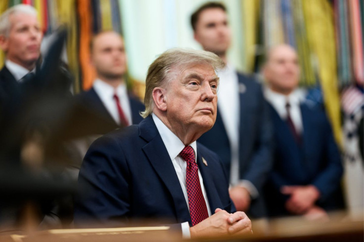 Donald Trump in a White House Meeting