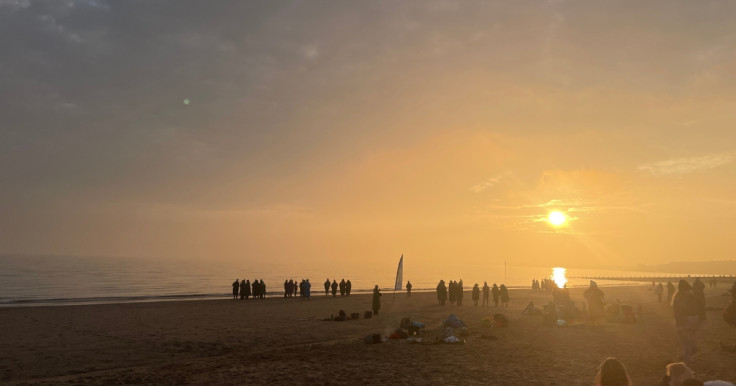 Sunrise Wild Swimming in Edinburgh