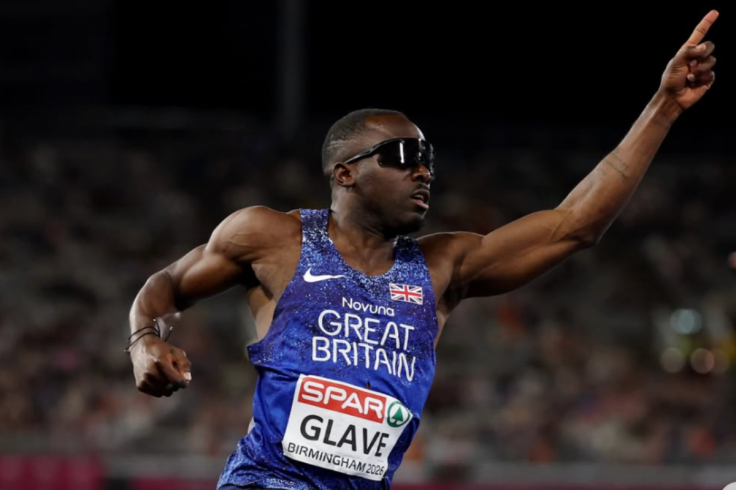 Romell Glave Wins European 100m Gold in Birmingham