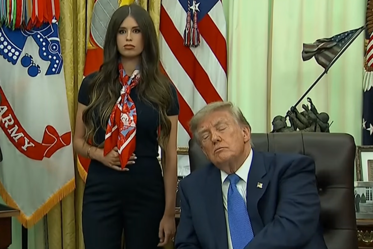 'Maga Robot' Jayme Leagh Franklin Says Donald Trump Didn't Fall Asleep During White House Event: 'He Was Looking Down'
