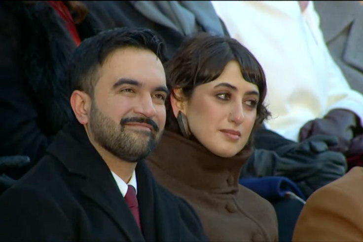 NYC Mayor Zohran Mamdani and wife