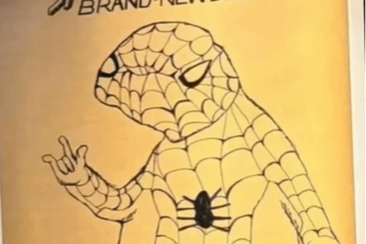 SPIDER MAN HAND DRAWN PROMO POSTER