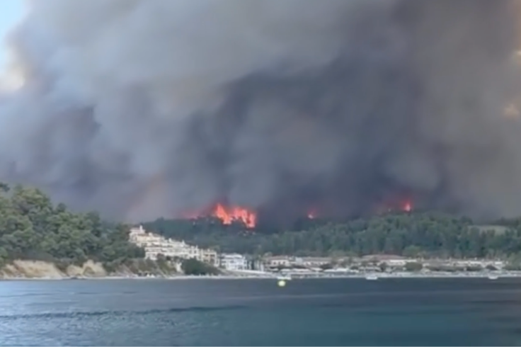 Raging Wildfires - Greece Beaches