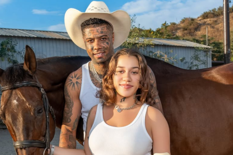 Blueface and Girlfriend Nevaeh Akira