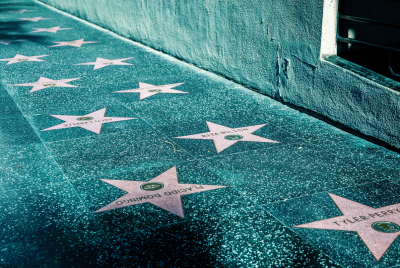 View of Hollywood Walk of Fame