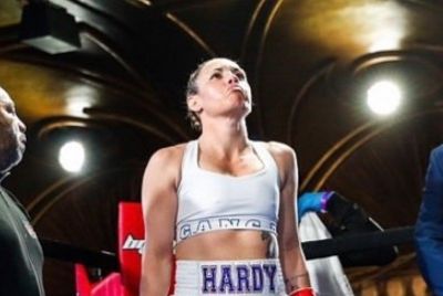 Former boxing champion Heather Hardy
