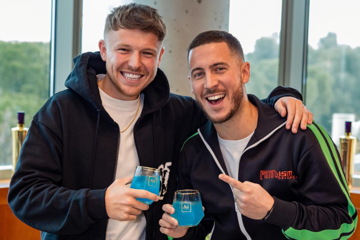 Charlie Morgan and Eden Hazard