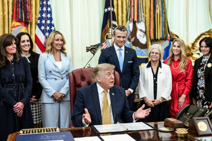 Donald Trump With Some of his Cabinet Members
