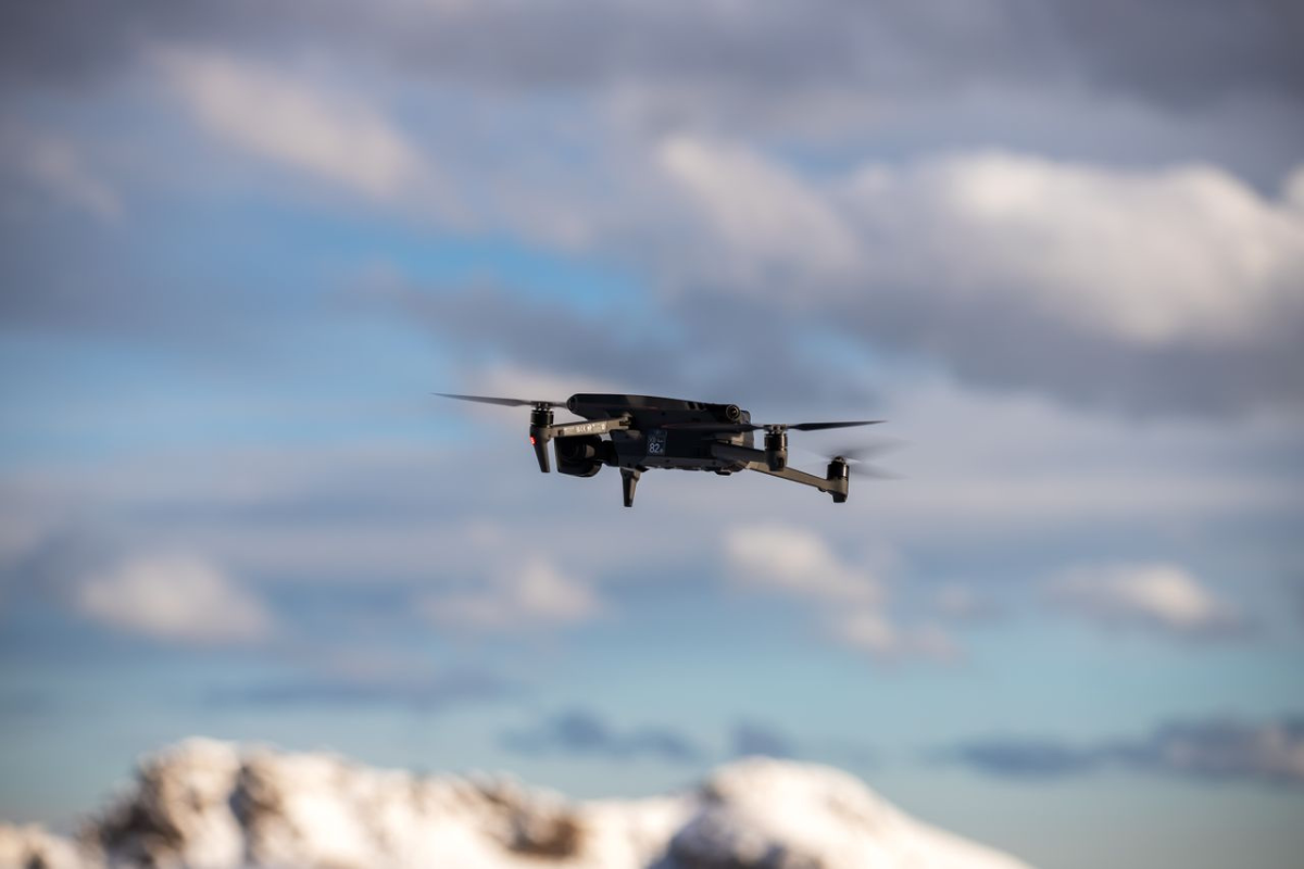 Drone in flight