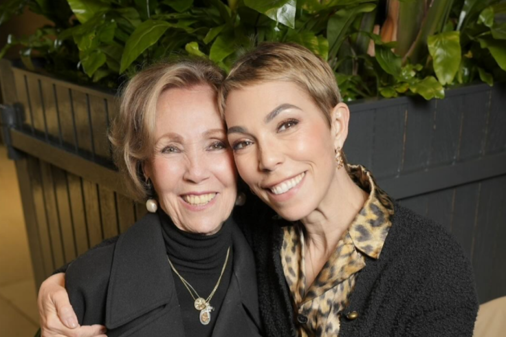 Mathilde Favier Pictured With Another Guest at Fashion Event
