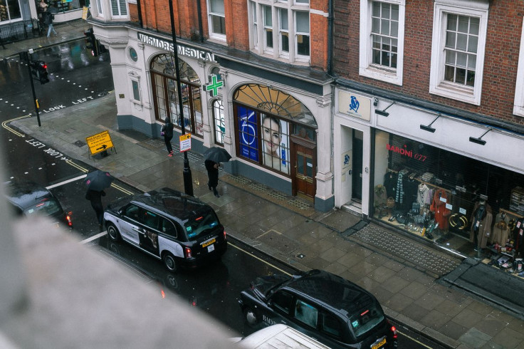 london rain