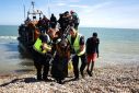Migrant boat crossing