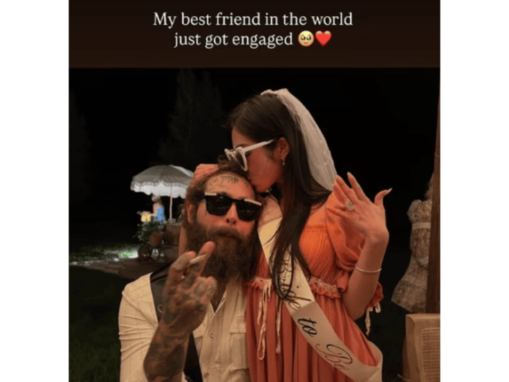 Post Malone and Christy Lee