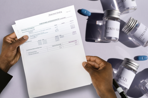 US insurance, statement and pills
