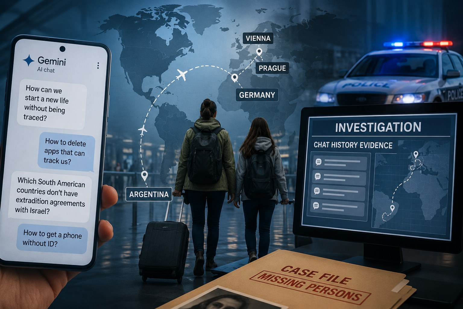 Mother and Daughter Asked AI How to Disappear Without a Trace: Police Used Their History to Track Them Down
