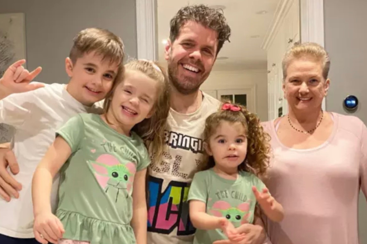 Perez Hilton with his children