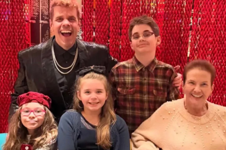 Perez Hilton with his children