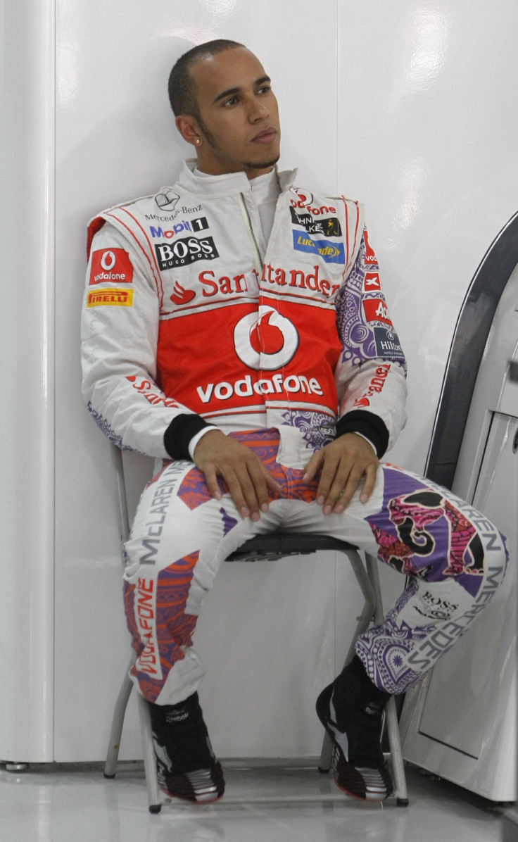 McLaren Formula One driver Lewis Hamilton