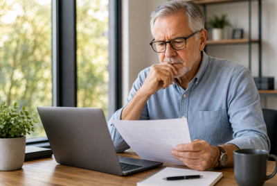 A 63-year-old man loses his job