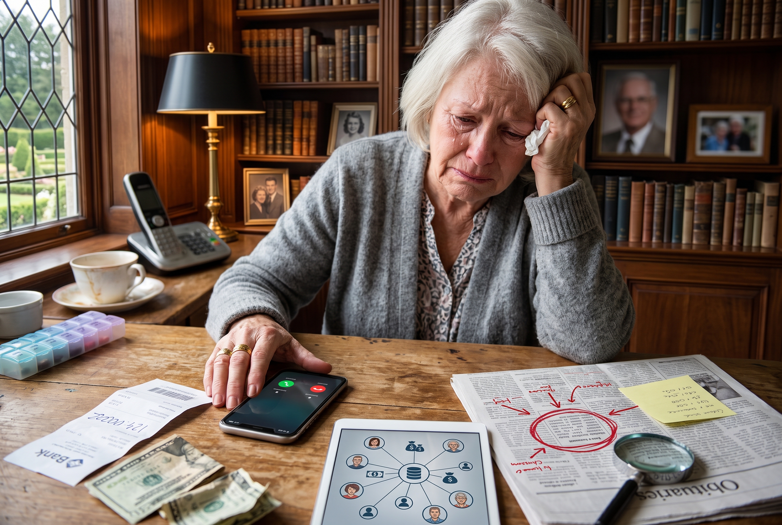 obituary scam