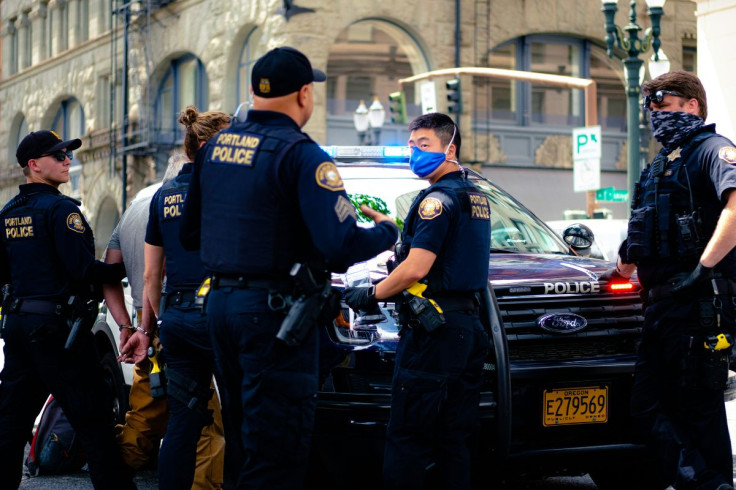 Police Officers Making an Arrest