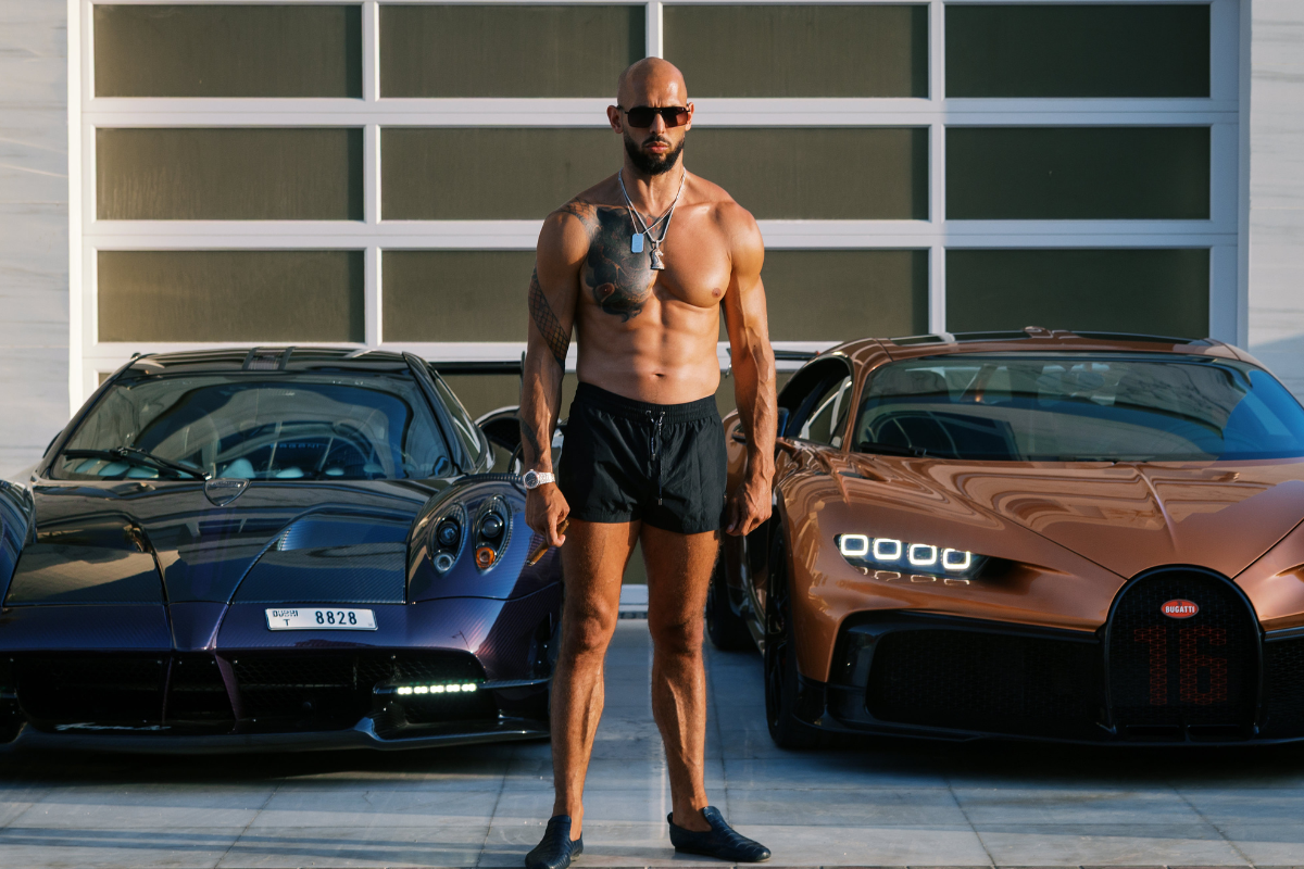 Andrew Tate Lawyers Admit in Court His Rented Supercars and Luxury Lifestyle Were a Fake Act for Clout
