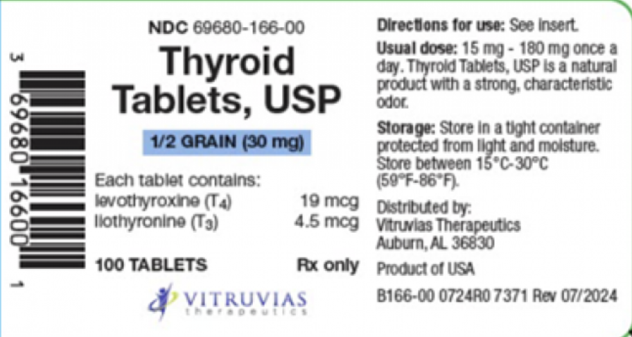 Vitruvias Therapeutics thyroid recall