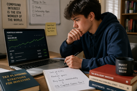 College Student Tries to Cut Capital Gains Tax