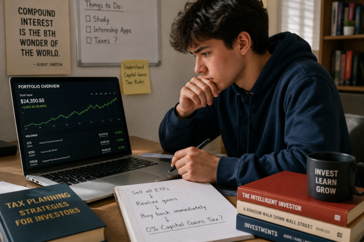College Student Tries to Cut Capital Gains Tax