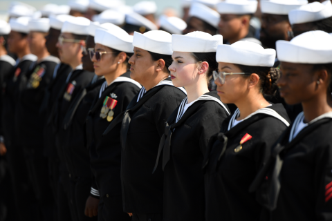 US Navy Woman Soldiers