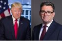Donald Trump and Andy Burnham