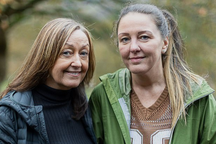 Julia Macklin, left, with her daughter Siobhan