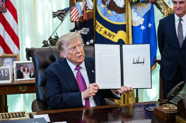 Donald Trump Signs an Executive Order
