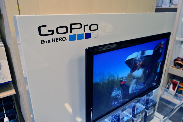 GoPro retail display stand, camera brand