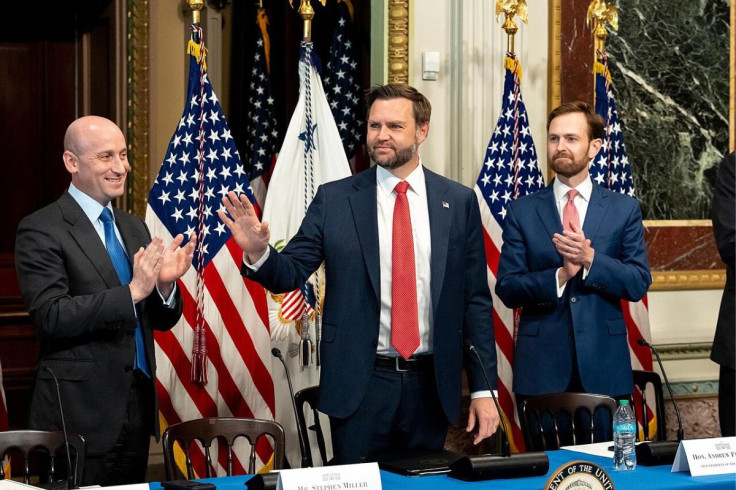 JD Vance in an Official Function