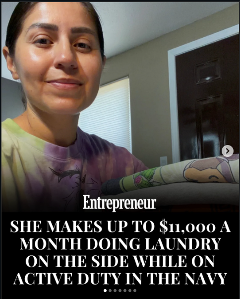 Entrepreneur Instagram post about Monalisa Escobedo