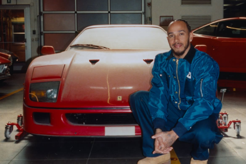 Lewis Hamilton Ferrari F40