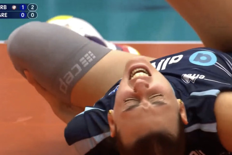 Greece Volleyball team's Georgia Angelopoulou